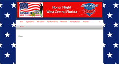Desktop Screenshot of honorflightwcf.org